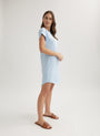 Bella DahlRoll Sleeve T-Shirt Dress - Perennial BlueDresses