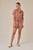 Bella DahlRolled Hem Utility Romper - Terracotta BrownJumpsuits & Rompers