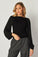 Bella DahlRuched Waist Flowy Sleeve Top - BlackTops