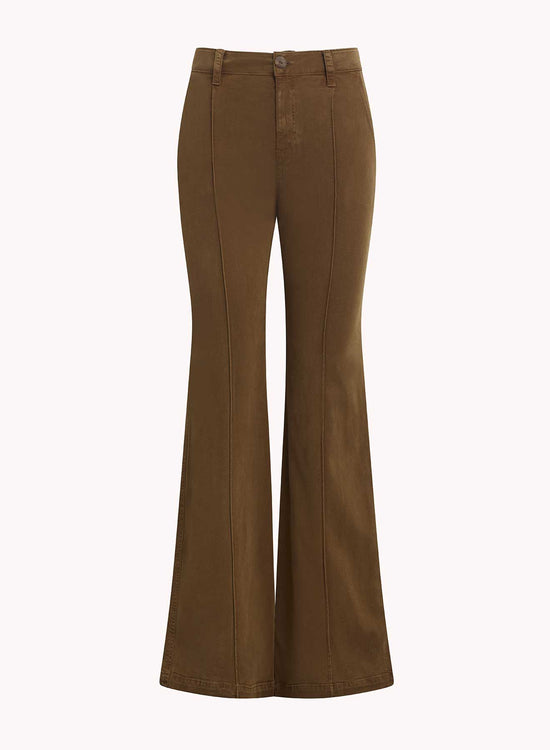 Bella DahlRyder Pintuck Wide Leg - Olive SpiceBottoms