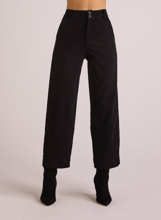 Bella DahlSaige Tux Stripe Crop - BlackBottoms