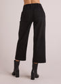 Bella DahlSaige Wide Leg Crop - Smoke WashBottoms