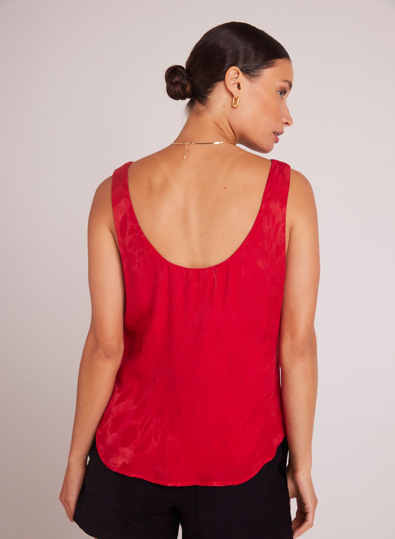 Bella DahlScoop Neck Tank - Summer RougeTops