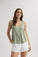 Bella DahlScoop Neck Tank Top - Olive GroveTops