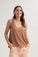 Bella DahlScoop Neck Tank Top - Terracotta BrownTops