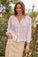 Bella DahlShirred Neck Blouse - WhiteTops