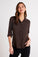 Bella DahlShirt Tail Button Down - Chestnut BrownTops