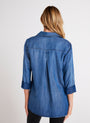 Bella DahlShirt Tail Button Down - Moonlit Haze WashTops