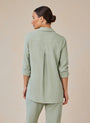 Bella DahlShirt Tail Button Down - Olive GroveTops