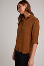 Bella DahlShirt Tail Button Down - Twilight GoldTops