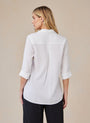 Bella DahlShirt Tail Button Down - WhiteTops