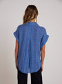 Bella DahlShort Sleeve Pocket Button Down - Bright IndigoTops