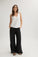 Bella DahlSide Slit Wide Leg Pant - BlackBottoms