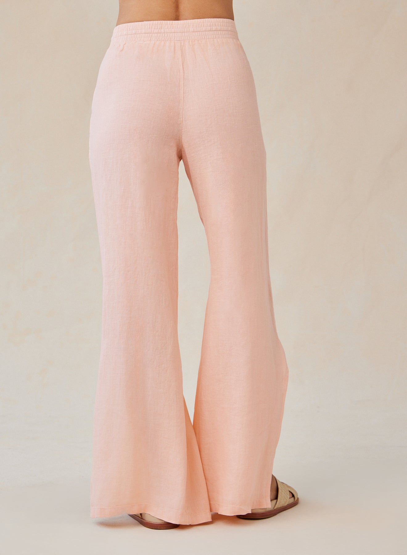 Bella DahlSide Slit Wide Leg Pant - Peach FizzBottoms