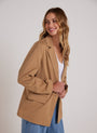 Bella DahlSingle Breasted Blazer - Classic CamelSweaters & Jackets