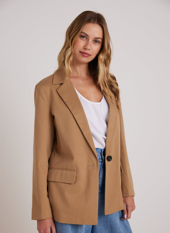 Bella DahlSingle Breasted Blazer - Classic CamelSweaters & Jackets