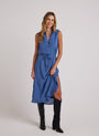 Bella DahlSleeveless Pullover Midi Dress - Bright IndigoDresses