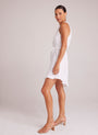 Bella DahlSleeveless Ruffle Hem Placket Dress - WhiteDresses