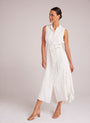 Bella DahlSleeveless Shirred Maxi Dress - Off WhiteDresses