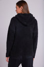 Bella DahlSlouchy Hoodie Sweater - BlackSweaters