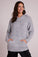 Bella DahlSlouchy Hoodie Sweater - Heather StoneSweaters