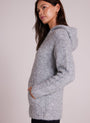 Bella DahlSlouchy Hoodie Sweater - Heather StoneSweaters