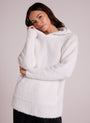 Bella DahlSlouchy Hoodie Sweater - Winter WhiteSweaters