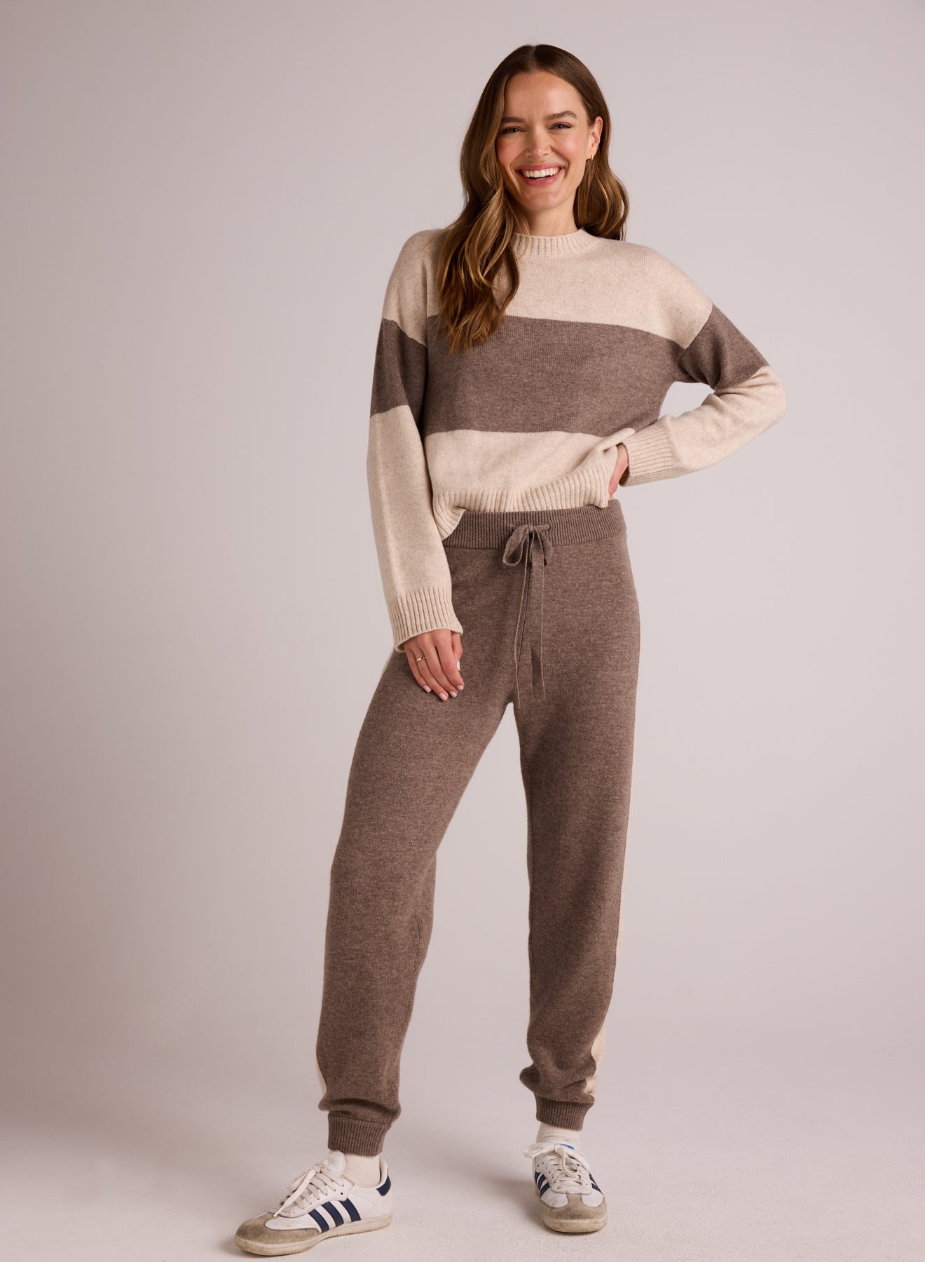 Bella DahlSlouchy Jogger - Oat & FawnBottoms