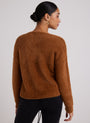 Bella DahlSlouchy V - Neck Fuzzy Sweater - Twilight GoldSweaters & Jackets