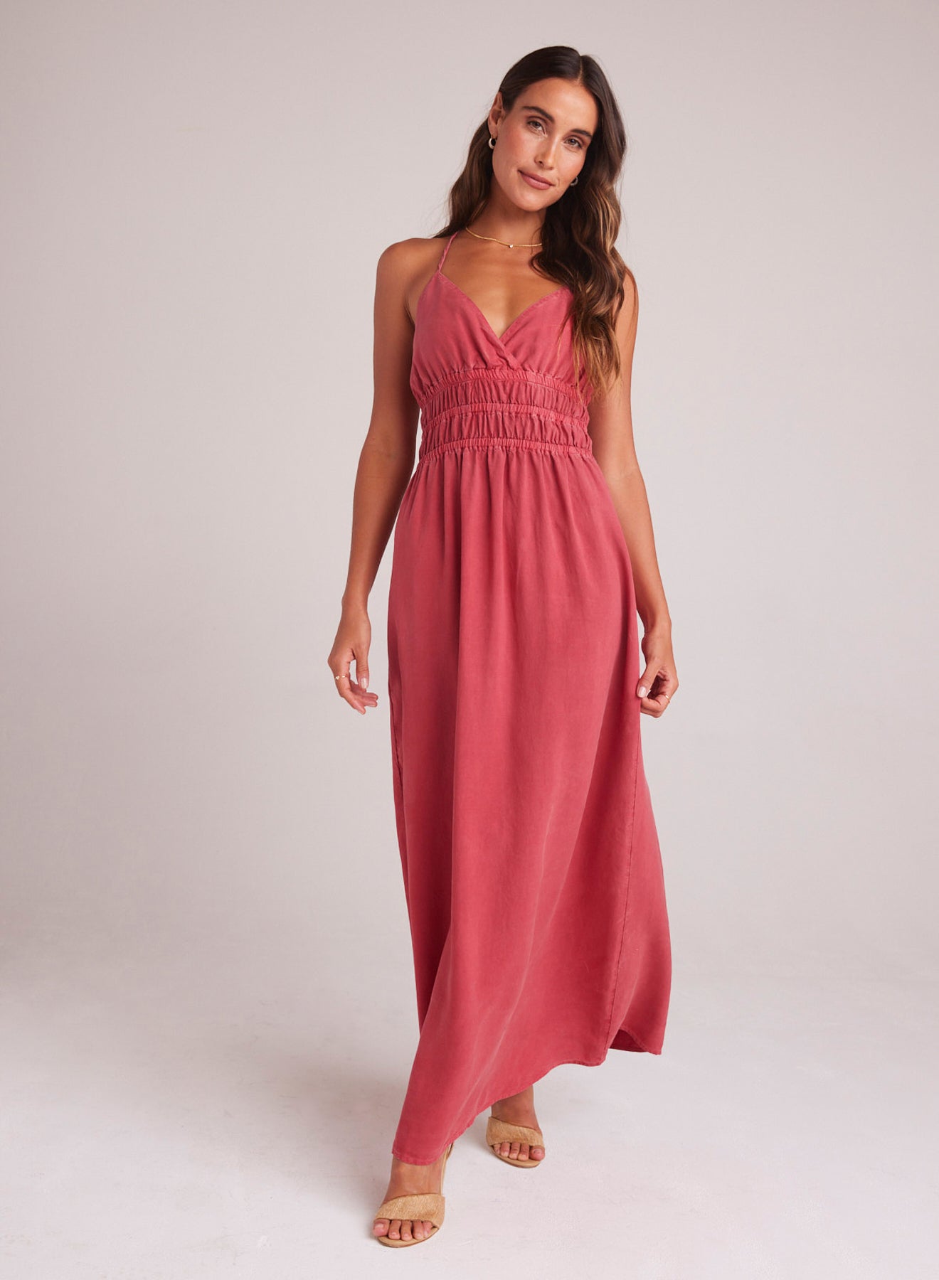 Bella DahlSmocked Cami Maxi Dress - Riviera RedDresses