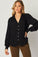 Bella DahlSmocked Cuff Button Down - BlackTops