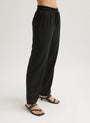 Bella DahlSmocked Waist Trousers - Vintage BlackBottoms