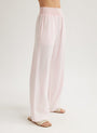 Bella DahlSmocked Waist Wide Leg Pant - Petal PinkBottoms