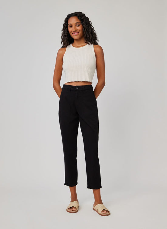 Bella DahlSonny Fray Utility Pant - BlackBottoms