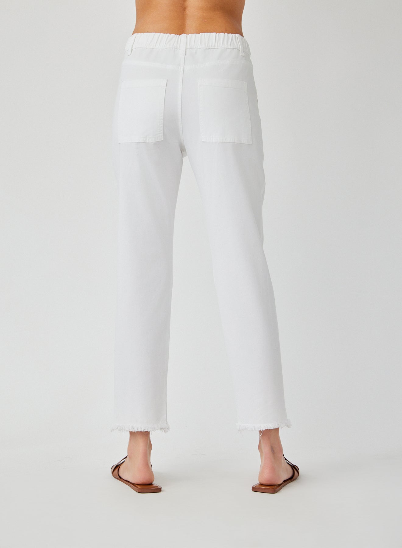 Bella DahlSonny Fray Utility Pant - WhiteBottoms