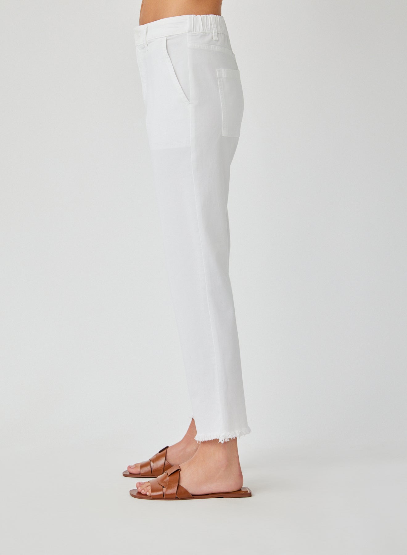 Bella DahlSonny Fray Utility Pant - WhiteBottoms