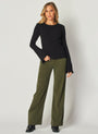 Bella DahlSydney Wide Leg Pant - Italian HerbBottoms