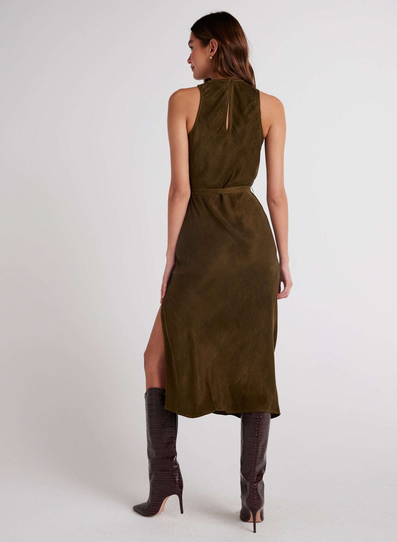 Bella DahlTank Slip Dress - Autumn OliveDresses