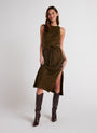 Bella DahlTank Slip Dress - Autumn OliveDresses