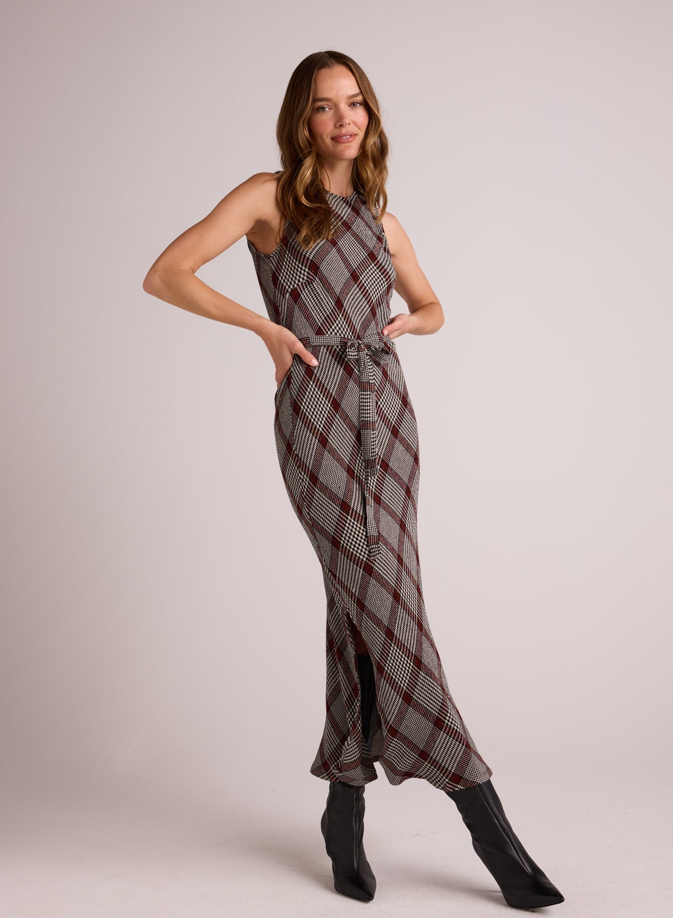 Bella DahlTank Slip Dress - Winter Glen PlaidDresses