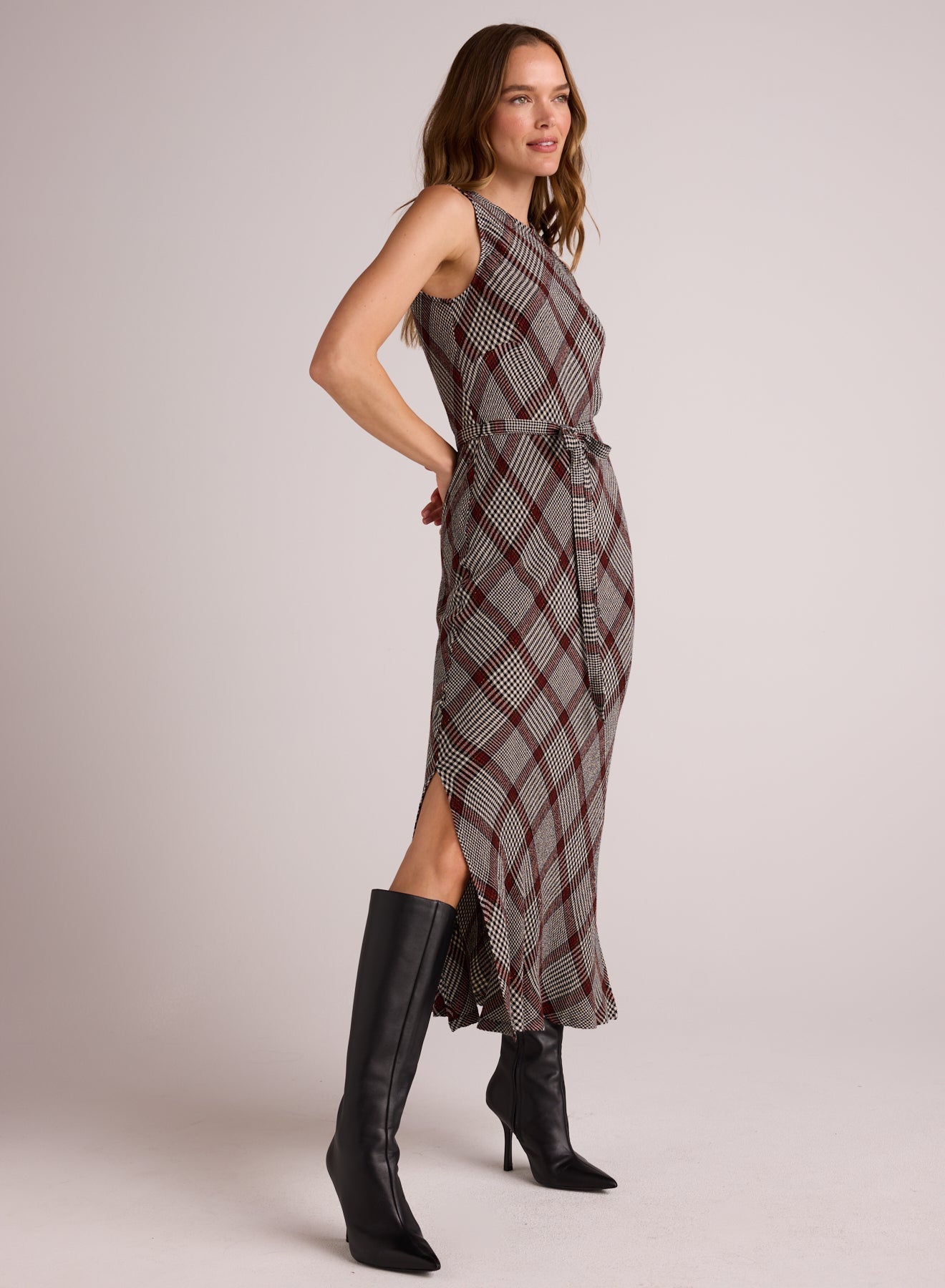 Bella DahlTank Slip Dress - Winter Glen PlaidDresses