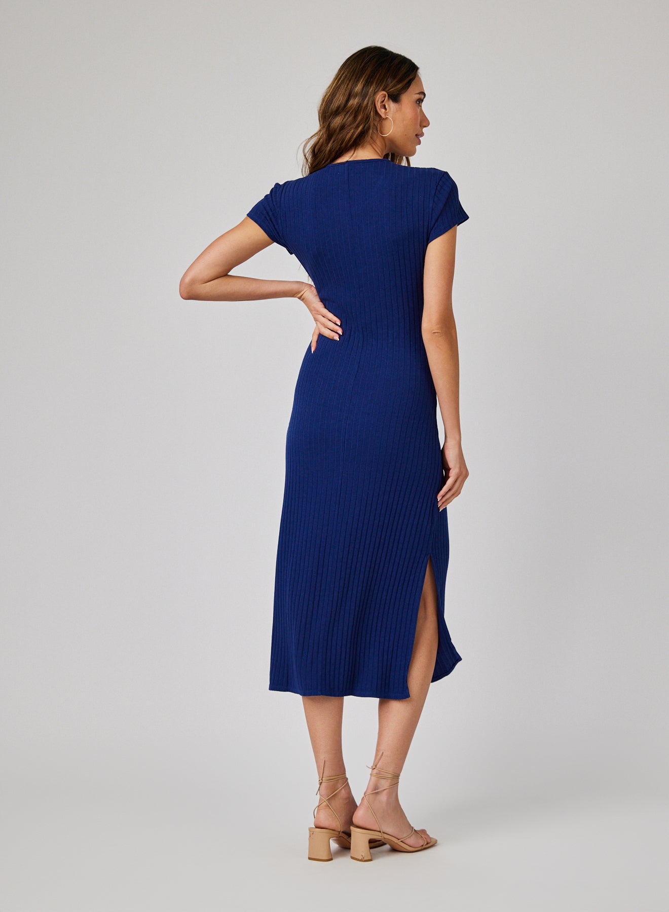 Bella DahlTee Shirt Midi Dress - Navy CoastDresses