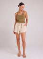 Bella DahlTie Short - French OliveBottoms