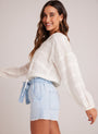 Bella DahlTie Up Pullover Top - WhiteTops