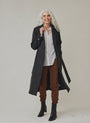 Bella DahlTrench Coat - BlackSweaters & Jackets