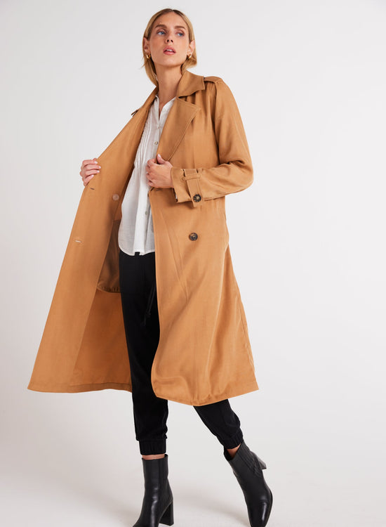 Bella DahlTrench Coat - Golden CamelSweaters & Jackets