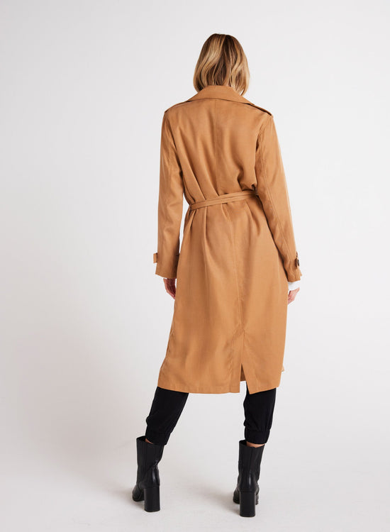 Bella DahlTrench Coat - Golden CamelSweaters & Jackets