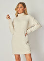 Bella DahlTurtle Neck Sweater Dress - Opal IvoryDresses