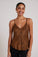 Bella DahlV - Neck Camisol - Bronzed MapleTops