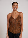 Bella DahlV - Neck Camisol - Bronzed MapleTops